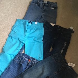 Boy’s size 10 jeans/pants (5 pairs total-3 NWT)